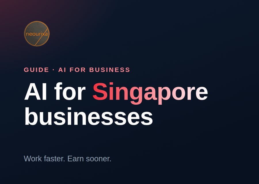 AI for Singapore businesses: work faster, earn sooner